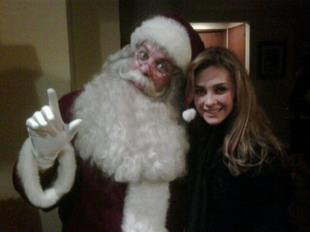 con Santa Claus