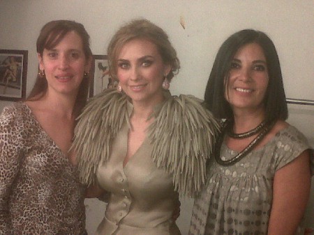 en la sessión de fotos